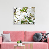 White Blossom Canvas Afdruk (Insitu (Woonkamer))