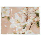 "White Blossom Gift Bag" Groot Cadeauzakje (Voorkant)