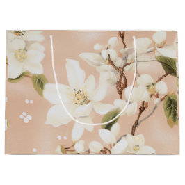"White Blossom Gift Bag" Groot Cadeauzakje