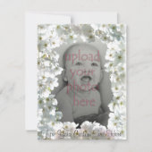 White Blossom Invitalized RSVP-kaarten Kaart (Voorkant)