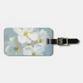 White Blossom Panel Bagagelabel (Voorkant horizontaal)