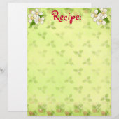 White Blossom Recipé Paper (Voorkant / Achterkant)