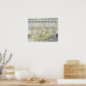 White Blossom Spring Tree Foto 2 Family Trees Poster (Keuken)