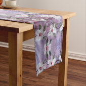White Blossom verlaagde Table Runner Korte Tafelloper (Voorbeeld)