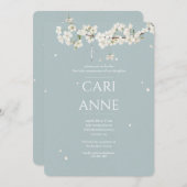 White Blossoms Religious Kaart (Voorkant / Achterkant)