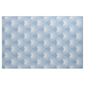 White & Blue Art-Deco-patroon Stof (Yard (91,4 cm))