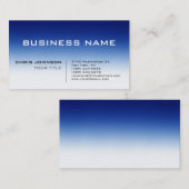 White Blue Contemsive Consultant Visitekaartje (Voorkant / Achterkant)