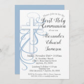 White Blue Cross First Heilige Communauteit Kaart (Voorkant / Achterkant)