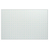 White Blue Daisy Flowers Retro Pattern Stof (Fat Quarter)