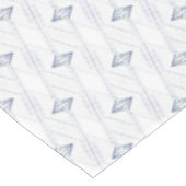 White Blue Diamond Pattern Moderne Geometric Print Tafelkleed (Gekanteld)