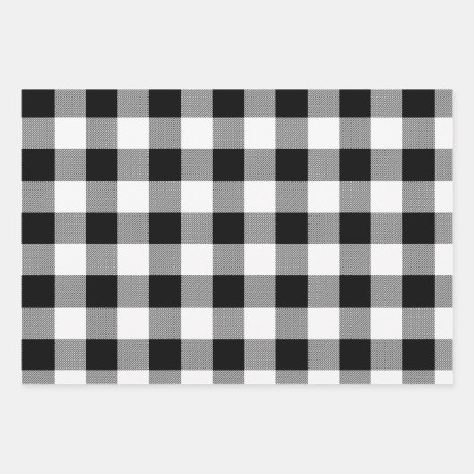 White Blue en Green Buffalo Pset Canadeana Inpakpapier Vel (Voorkant)