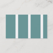 White Blue Modern Consultant Visitekaartje (Achterkant)