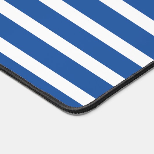 White Blue Stripes Summer Bureaumat (Hoek)