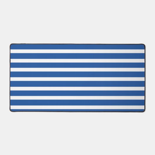 White Blue Stripes Summer Bureaumat (Voorkant)