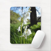 White Bluebells Mousepad Muismat (Met muis)