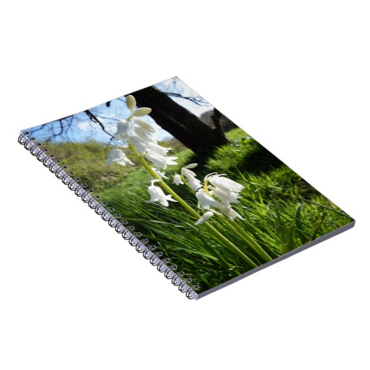 White Bluebells notebook Notitieboek (Rechterzijde)