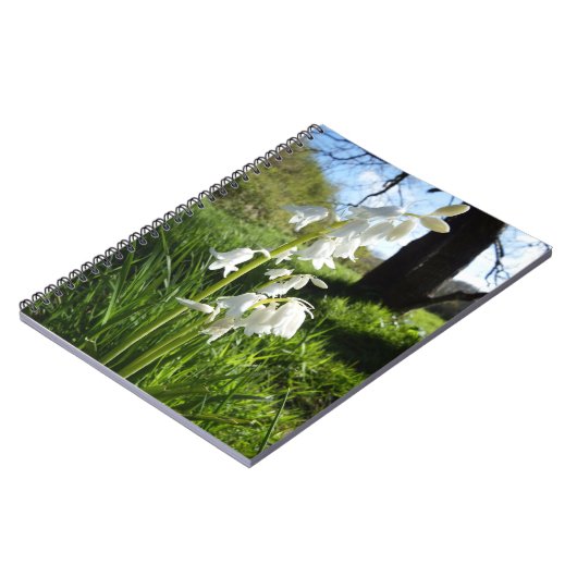 White Bluebells notebook Notitieboek (Linkerzijde)