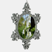 White Bluebells Snowflake Ornament (Links)