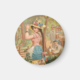 White Bock (1889) van Henry Jerome Schile Magneet