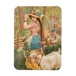 White Bock (1889) van Henry Jerome Schile Magneet