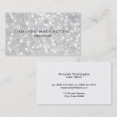 White Bokeh Visitekaartje (Voorkant / Achterkant)