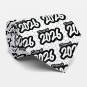 White Bold Brush Klasse van 2026 Stropdas (Opgerold)