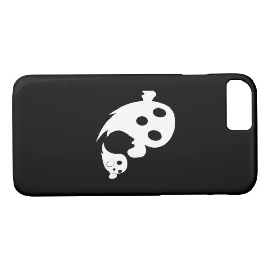 White Boo Case-Mate iPhone Case (Achterkant (Horizontaal))