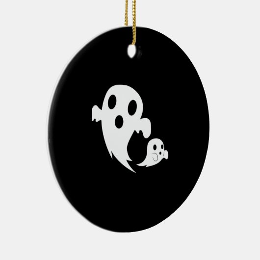 White Boo  Keramisch Ornament (Rechts)