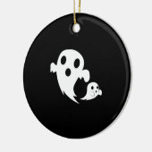 White Boo  Keramisch Ornament (Links)