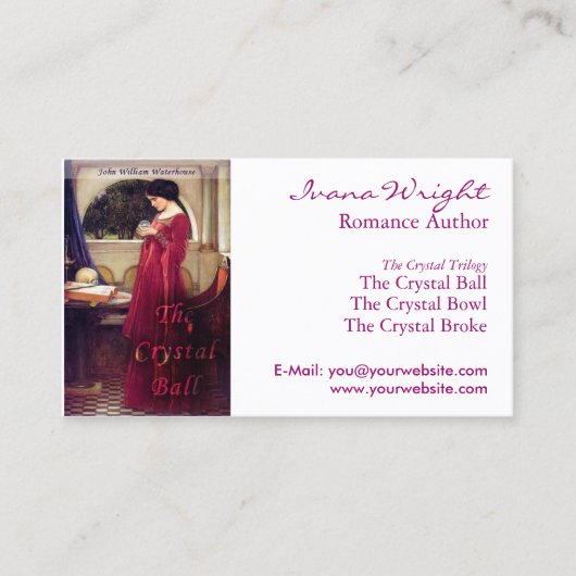 White Book Hoesje Author Visitekaartje (Voorkant)