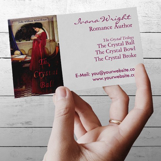 White Book Hoesje Author Visitekaartje