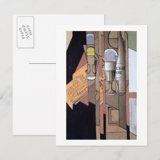 White Bordeaux, 1913 (gouache & potlood on paper) Briefkaart (Voorkant / Achterkant)