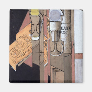 White Bordeaux, 1913 (gouache & potlood on paper) Magneet