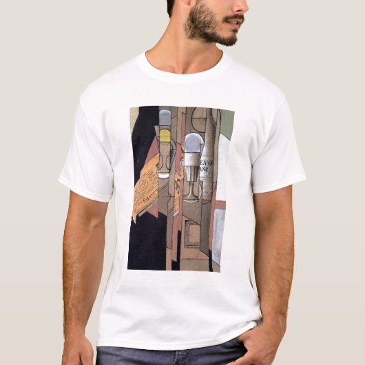White Bordeaux, 1913 (gouache & potlood on paper) T-shirt (Voorkant)