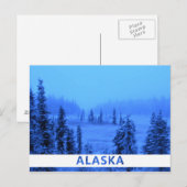 White Border for your Alaskan Vacation Photo Briefkaart (Voorkant / Achterkant)