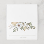 White Botanical Bohemian Plaatskaartje (Buitenkant ongevouwen)