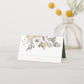 White Botanical Bohemian Plaatskaartje (Voorkant)