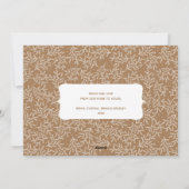 White Botanical kerstfoto Feestdagenkaart (Achterkant)