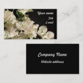 White Bougainvillea Flowers Visitekaartje (Voorkant / Achterkant)