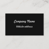 White Bougainvillea Flowers Visitekaartje (Achterkant)