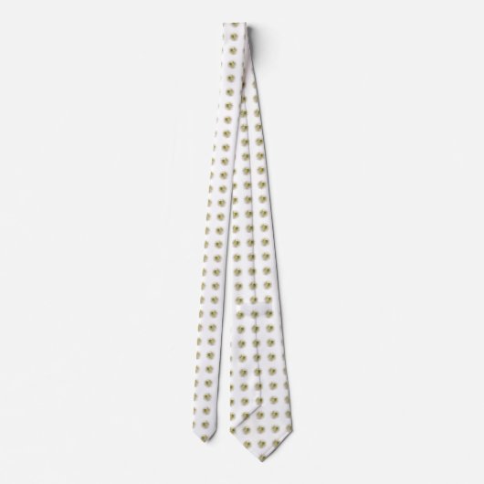 White Bougainvillea Stropdas (Achterkant)