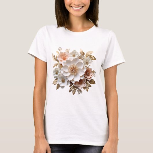 White Bouquet T-shirt (Voorkant)
