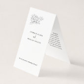 White Bouquet we doen het met kalligrafie over lan Kaart (Achterkant)