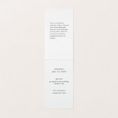 White Bouquet we doen het met kalligrafie over lan Kaart (Binnenkant ongevouwen)