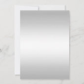 White bow & Lace Cross Baptism Uitnodiging (Achterkant)