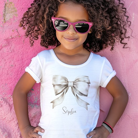 White Bow Ribbon Nursery