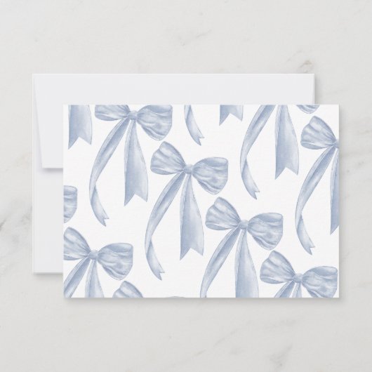 White Bow Vrijgezellenfeest Advies Kaart (Achterkant)