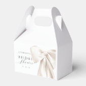 White Bow-Vrijgezellenfeest Bedankdoosjes (Achterkant)