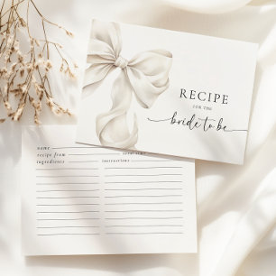 White Bow Vrijgezellenfeest Recept Enclosure Kaart