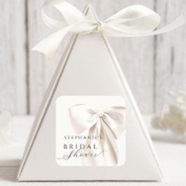 White Bow Vrijgezellenfeest Sticker